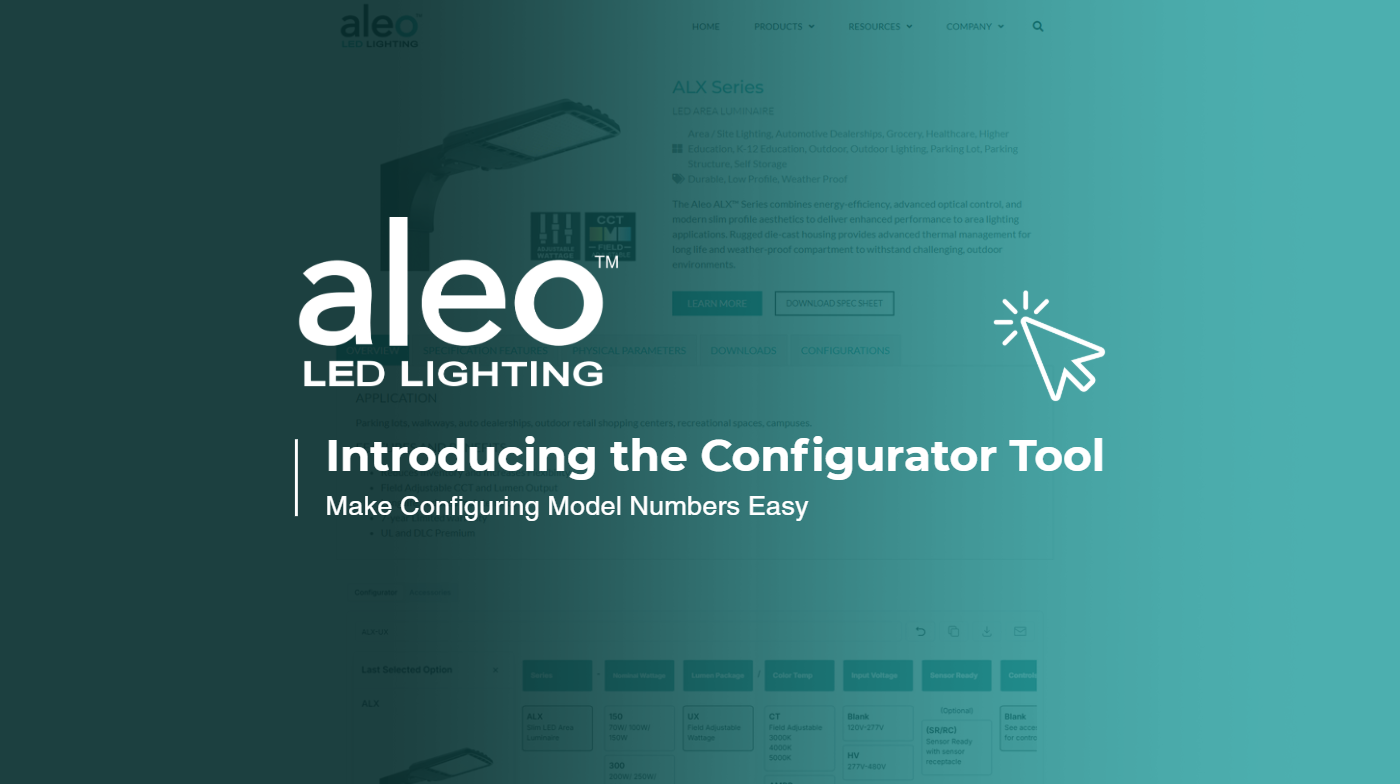 New Tool Alert: Aleo Configurator is Here! | Aleo Lighting + Controls