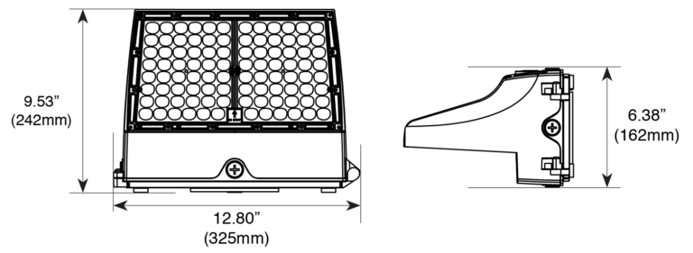 WPL-100UX/CT Dimensions