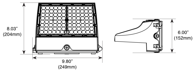 WPL-40UX/CT Dimensions